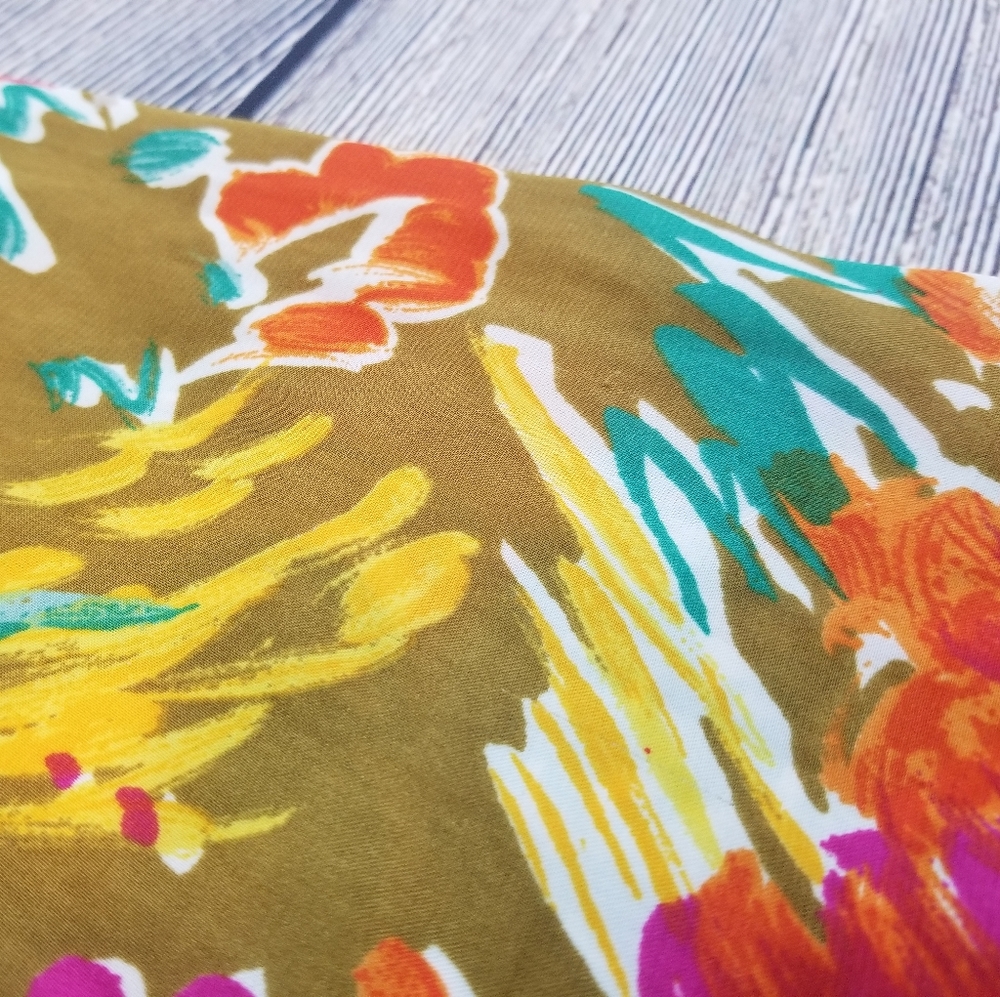 Zara Basic Floral Watercolor Shift Dress - Picture 8 of 10
